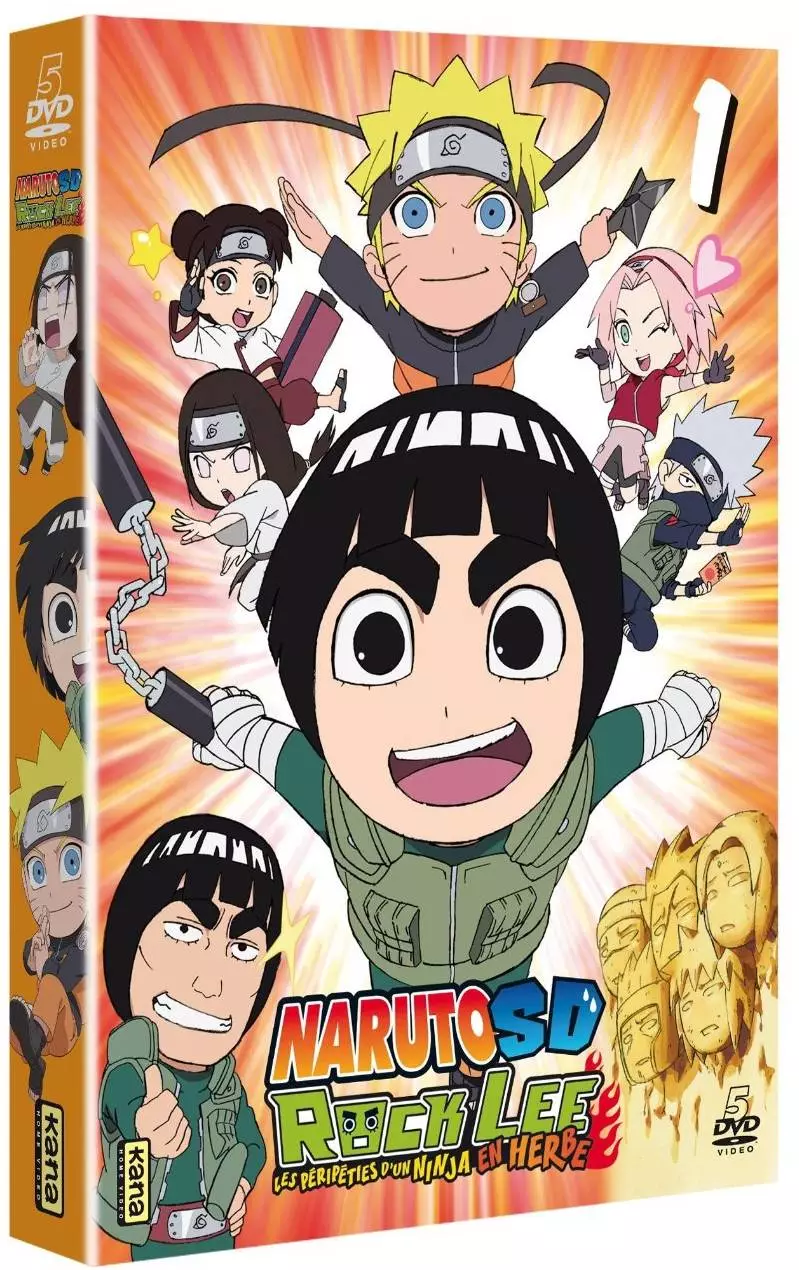 Rock Lee Les Péripéties D un Ninja En Herbe DVD Naruto SD - Rock Lee - Les péripéties d'un ninja en herbe Vol.1