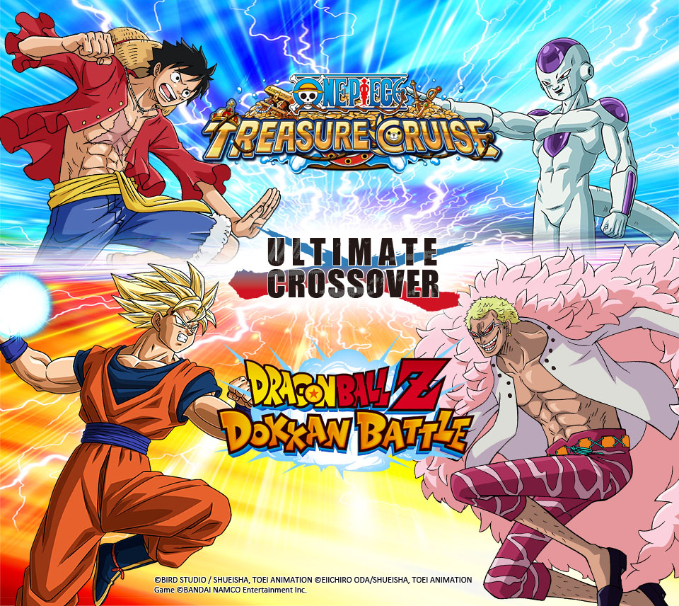 Un Crossover Pour Les Jeux Smartphone Dragon Ball Z Et One Piece 04 Novembre 16 Manga News