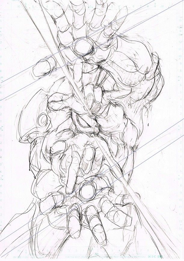 Yusuke Murata Sketches Yûsuke Murata va illustrer un poster inédit pour le film Spider-Man