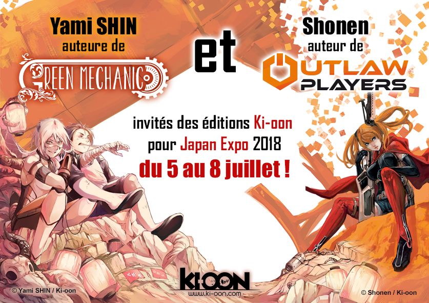 Japan Expo 19 du 5 au 8 juillet 2018 Dedicace-yami-shin-outlaw-players