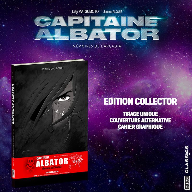 Coffret Capitaine Albator mémoires de l'arcadia - Kana Excalibur