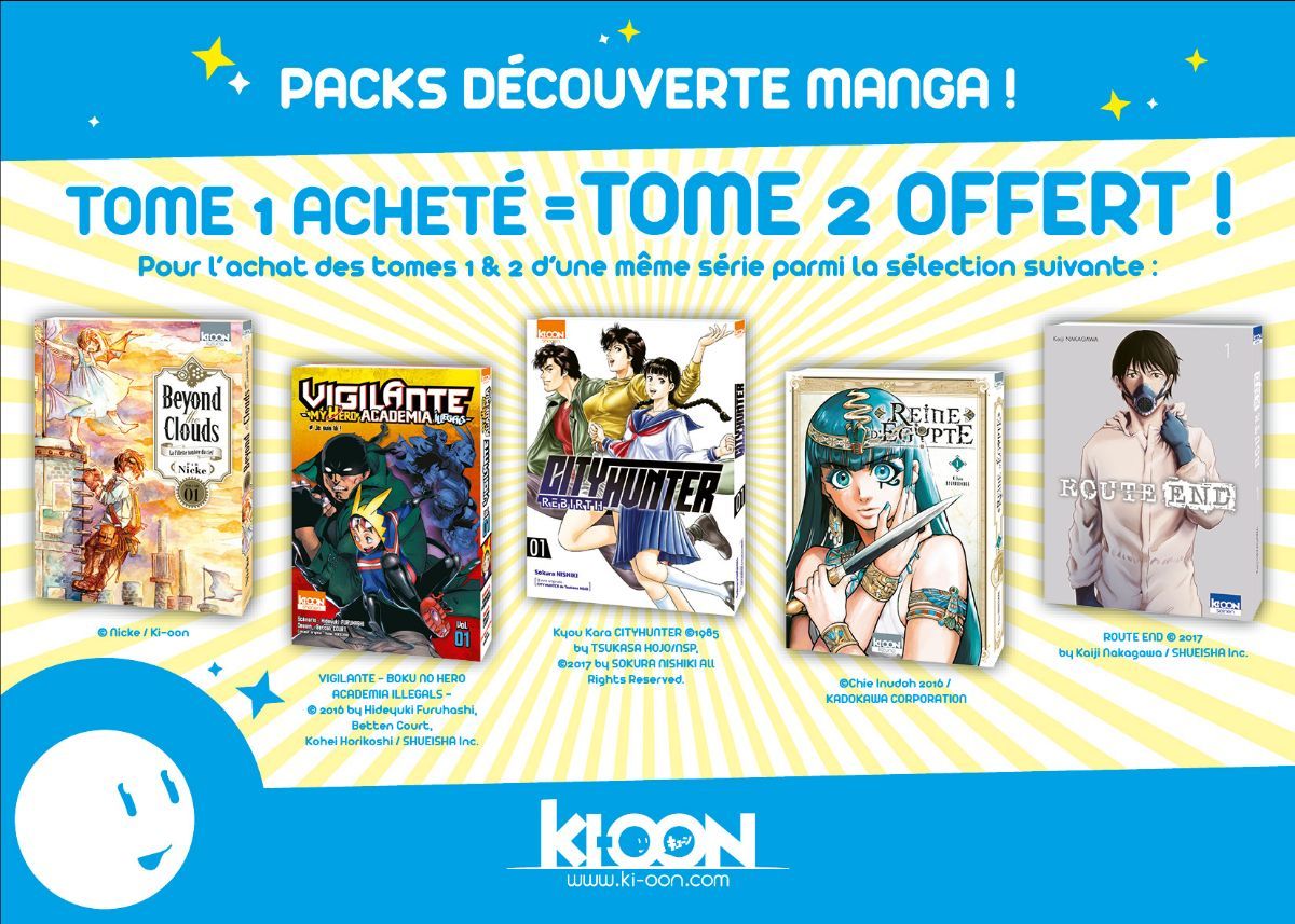 Des packs découverte chez Ki-oon, 03 2020 - Manga