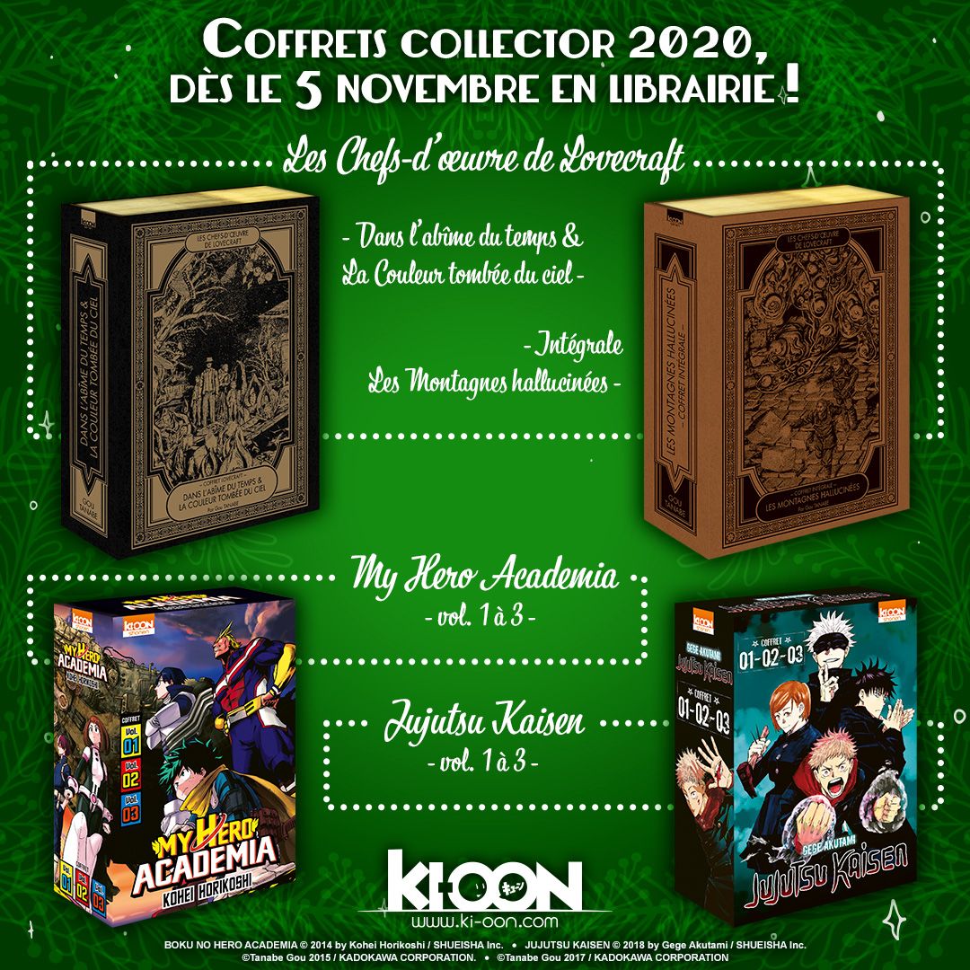 Ki-oon dévoile ses coffrets collector de fin d'année, 21 Octobre 2020 -  Manga news