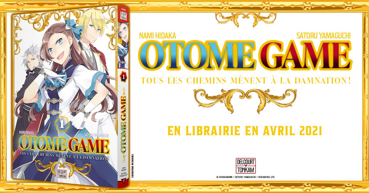 Otome Game / My Next Life as a Villainess: All Routes Lead to Doom! Annonce-otmo-game-delcourt
