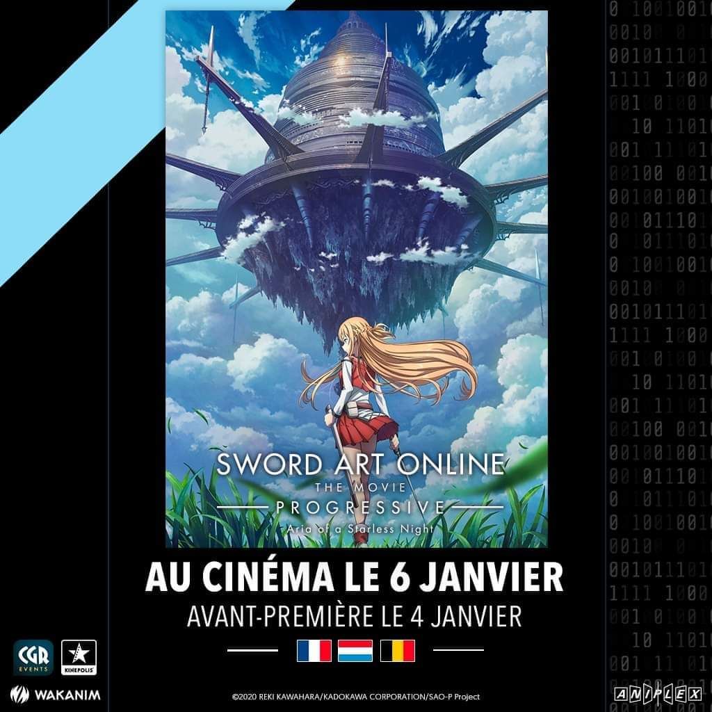 Sao Progressive Film Date De Sortie France Le film Sword Art Online Progressive dans nos cinémas en début d'année, 24 Novembre 2021 - Manga news