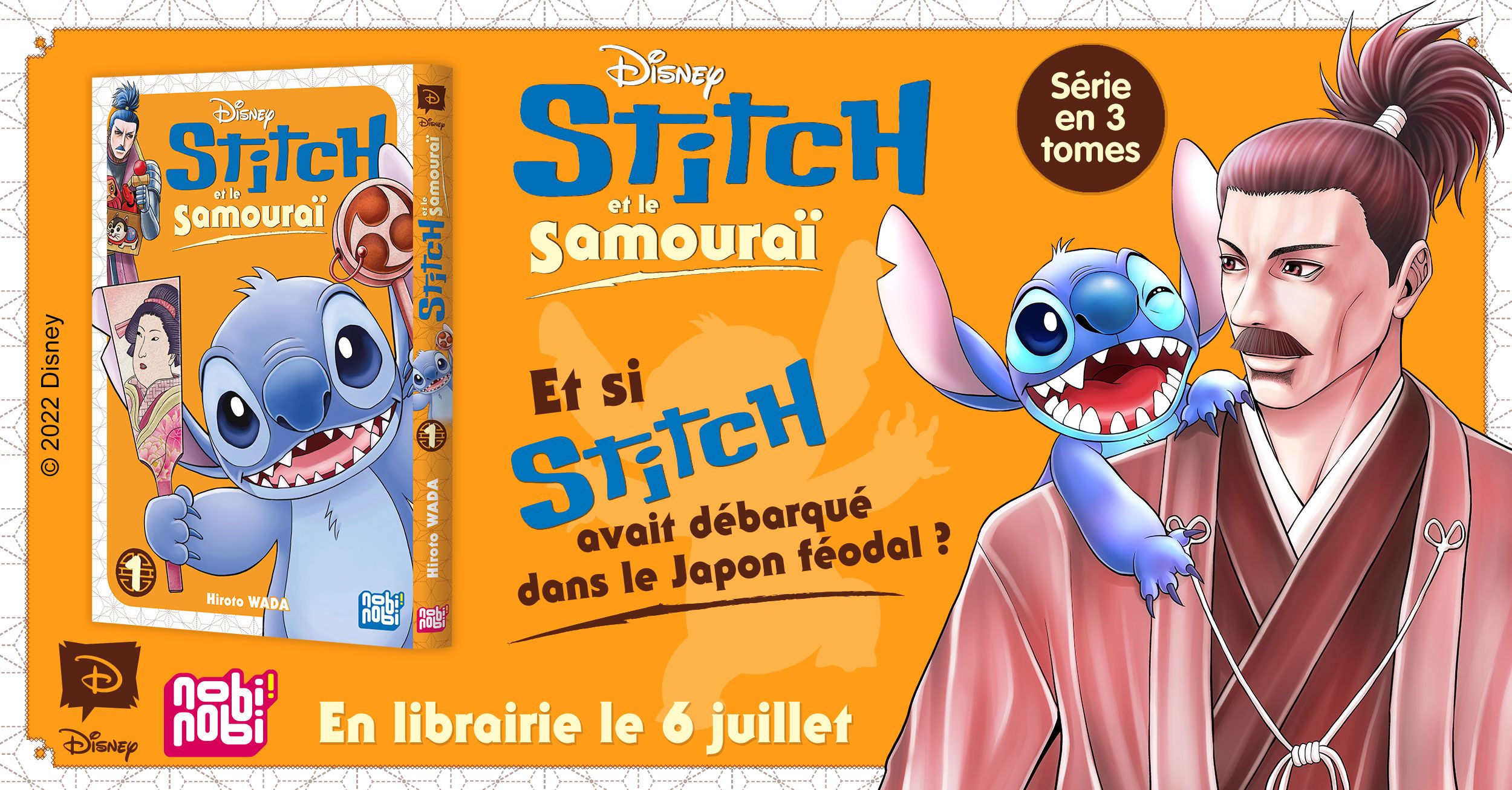 Hiroto Wada Disney Manga: Stitch and the Samurai, volume 2 (Paperback)