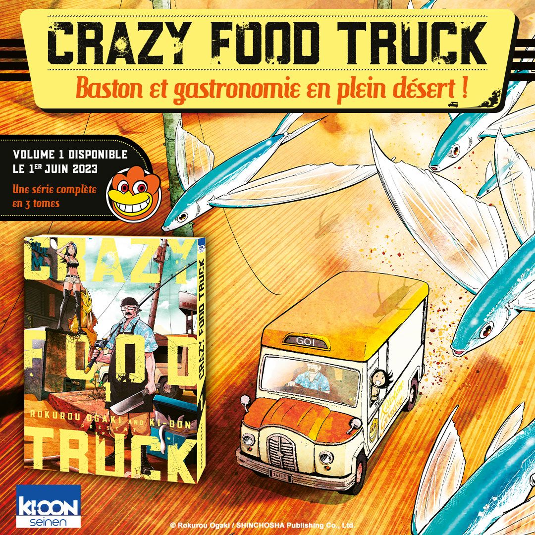 Crazy Food Truck, Vol. 3 by Rokurou Ogaki, Paperback