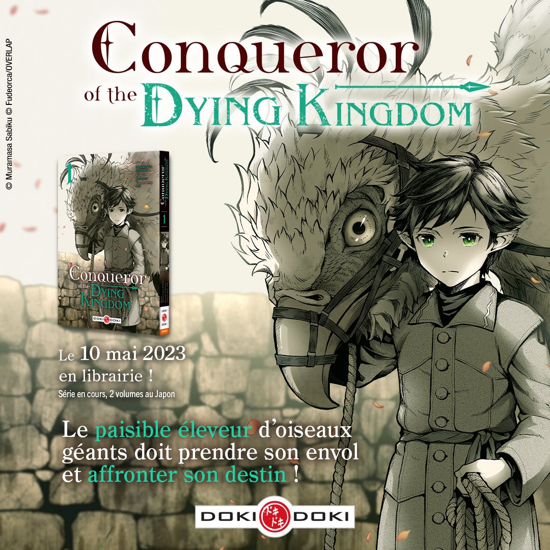 Le manga Conqueror of the Dying Kingdom annoncé par DokiDoki, 21 Mars 2023 Manga news
