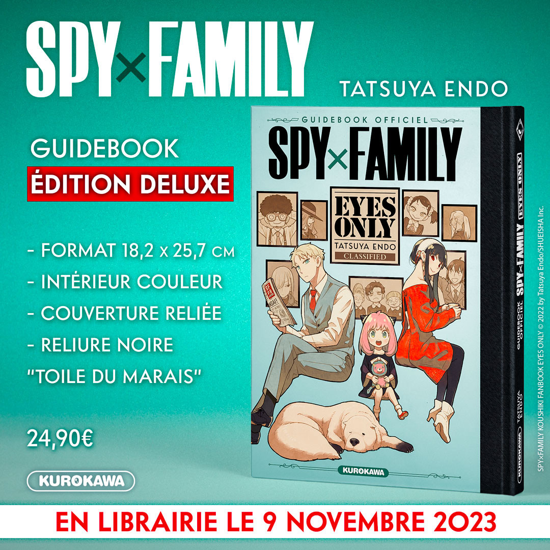 Spy Family Tome 7 Date De Sortie En France L'édition deluxe du guidebook de Spy x Family se dévoile, 13 Septembre 2023 - Manga news