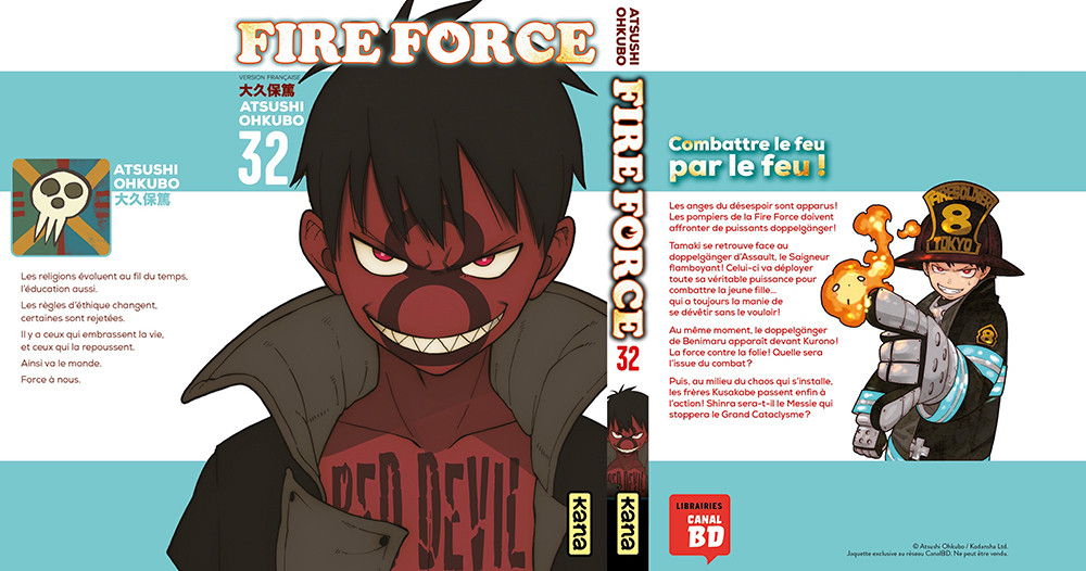 Jaquette Fire Force T32 Canal BD