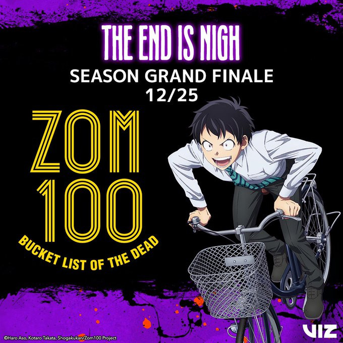 Annonce de la date de diffusion finale pour l'anime 'Zom 100: Bucket List of the Dead'