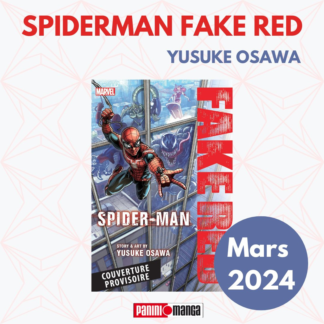 Couverture Spider-Man Fake Red