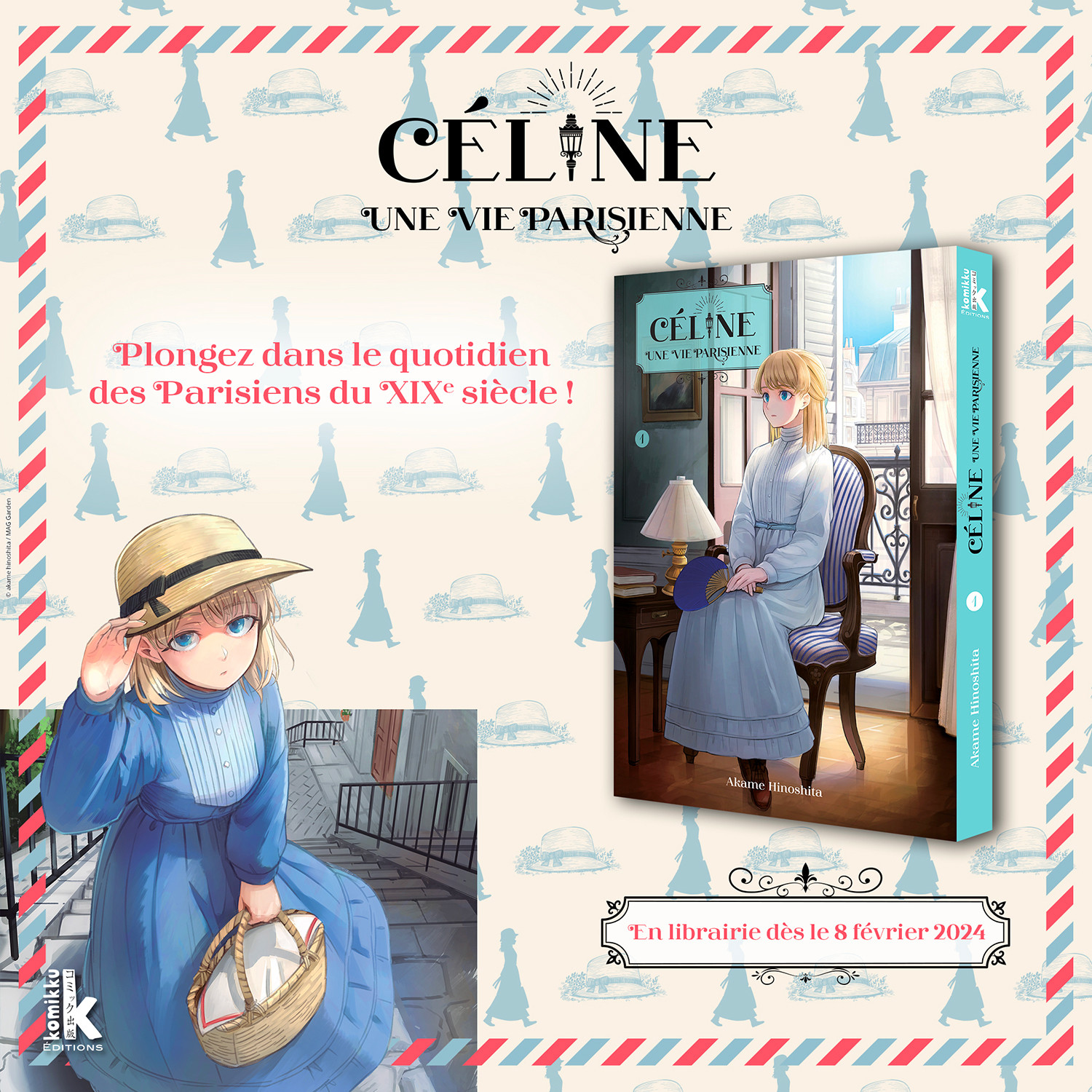 Annonce de Céline, une vie parisienne chez Komikku