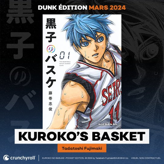 Kuroko Basket Dunk Edition annonce par Crunchyroll