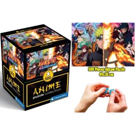 Puzzle - Cubes Anime Naruto Shippuden 1 Clementoni (500 pcs) 