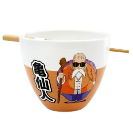 DRAGON BALL Z - Bol à Ramen avec Baguette 470ml - Roshi 