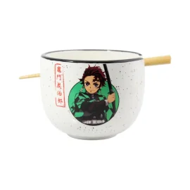 DEMON SLAYER - Bol à Ramen avec Baguette 414ml - Tanjiro 