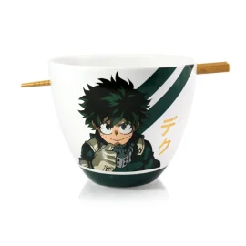 MY HERO ACADEMIA - Bol à Ramen avec Baguette 470ml - Izuku Midoriya 