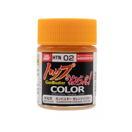 Peinture GUNZE HTN-02 AQUEOUS HOBBY COLORS (18 ML) GUNBUSTER ORANGE YELLOW 