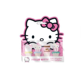 HELLO KITTY - Pack de 4 mini Surligneurs 