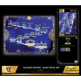 Saint Seiya Golden Poster Sanctuaire 40X30cm 