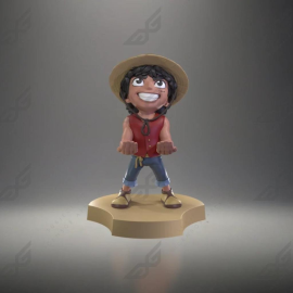ONE PIECE NETFLIX - Luffy - Support Manette & Portable 'Holdem' - 11cm 