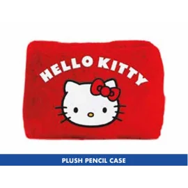 HELLO KITTY - Trousse à Crayons en peluche 
