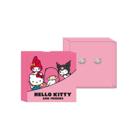 HELLO KITTY - 1 Paire de Clous d'Oreilles 