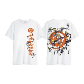 NARUTO SHIPPUDEN - Multiclonage - T-Shirt Oversize Homme  