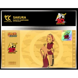 NARUTO SHIPPUDEN - Sakura - Golden Ticket 20ème Anniversaire 