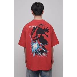 Naruto Shippuden T-Shirt Graphic Red 