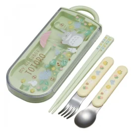 STUDIO GHIBLI -Mon voison Totoro -Set baguettes cuillère et fourchette 
