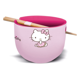 Sanrio - Bol à ramen avec baguettes Hello Kitty Japan 