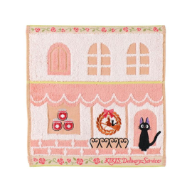 KIKI LA PETITE SORCIERE - Jiji Coin de rue - Mini Serviette 25x25cm 
