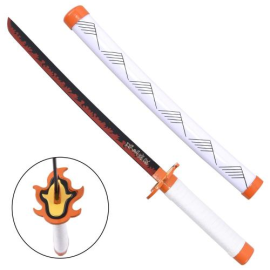 Tanto mini Katana - Inspiré du Katana de Rengoku Kyojuro (Demon Slayer) 