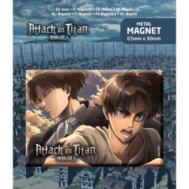 Attack on Titan - aimant Eren & Levi 
