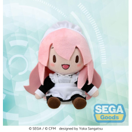 Hatsune Miku: Project DIVA Arcade Future Tone peluche Fuwa Petit Megurine Luka Maid Ver. (EX) 16 cm 