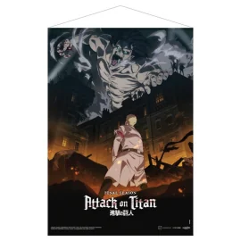 Poster ATTACK ON TITAN: THE FINAL SEASON PART 1- KEY VISUAL 1 FABRIC WALL SCROLL 
