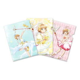 Cardcaptor Sakura Clear Card set 3 pochettes transparentes 