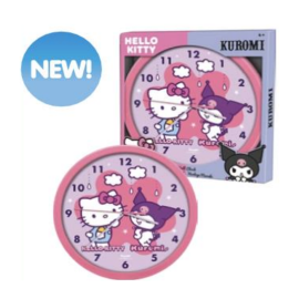 Horlogerie HELLO KITTY & KUROMI - Horloge Murale 