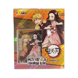 Demon Slayer Card Fun Gift Box Nezuko Zenitsu 3 Boosters + 1 Carte Spe 