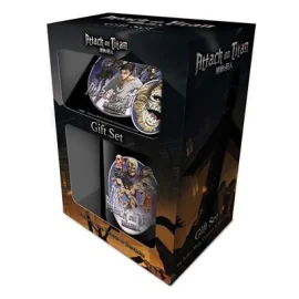 Attack on Titan Season 4 - Gift Set (mug + keyring + coaster) 