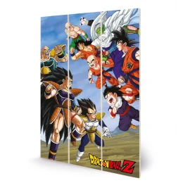 Poster DRAGON BALL Z - Battle Clash - Impression sur bois 20x29.5cm 