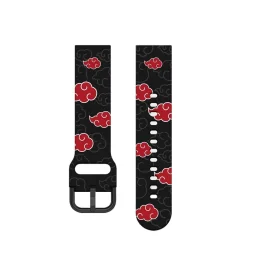 Abyx Fit - Bracelet universel Naruto Shippuden - Akatsuki 20mm pour montre connectée 