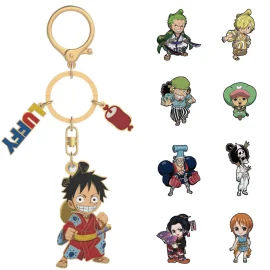 One Piece Mystery Box Keychain Metal Asst 10pcs 