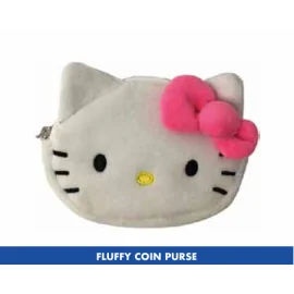 Portefeuille HELLO KITTY - Porte-monnaie en peluche 