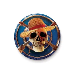 One Piece Live Action Netflix Straw Hat Logo Enamel Pin 