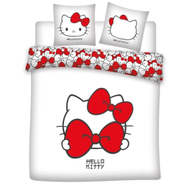 SANRIO - Parure de lit 240x220cm + 2x65x65cm - Hello Kitty 