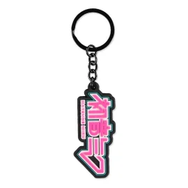 Hatsune Miku porte-clés caoutchouc Logo 
