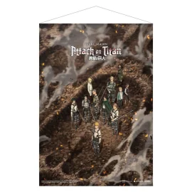 Poster ATTACK ON TITAN: THE FINAL SEASON - Following the Rumbling FABRIC WALL SCROLL 